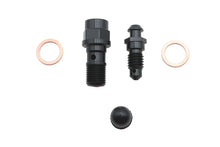 Load image into Gallery viewer, Front Caliper Banjo Bolt and Bleeder Kit Black