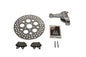 Chrome Rear 4 Piston Caliper and 11-1/2 inch Disc Kit