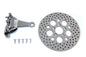 Chrome Rear 4 Piston Caliper and 11-1/2 inch Disc Kit