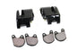 Black Front 1 Piston Caliper Set