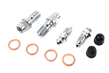 Load image into Gallery viewer, FLT Front Caliper Bleeder Screw Kit Chrome