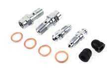 Load image into Gallery viewer, FLT Front Caliper Bleeder Screw Kit Chrome