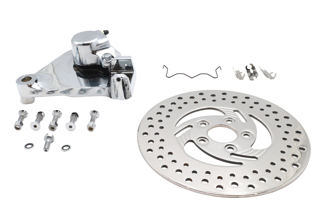 Black Rear 1 Piston Caliper and 11-1/2 inch Disc Kit