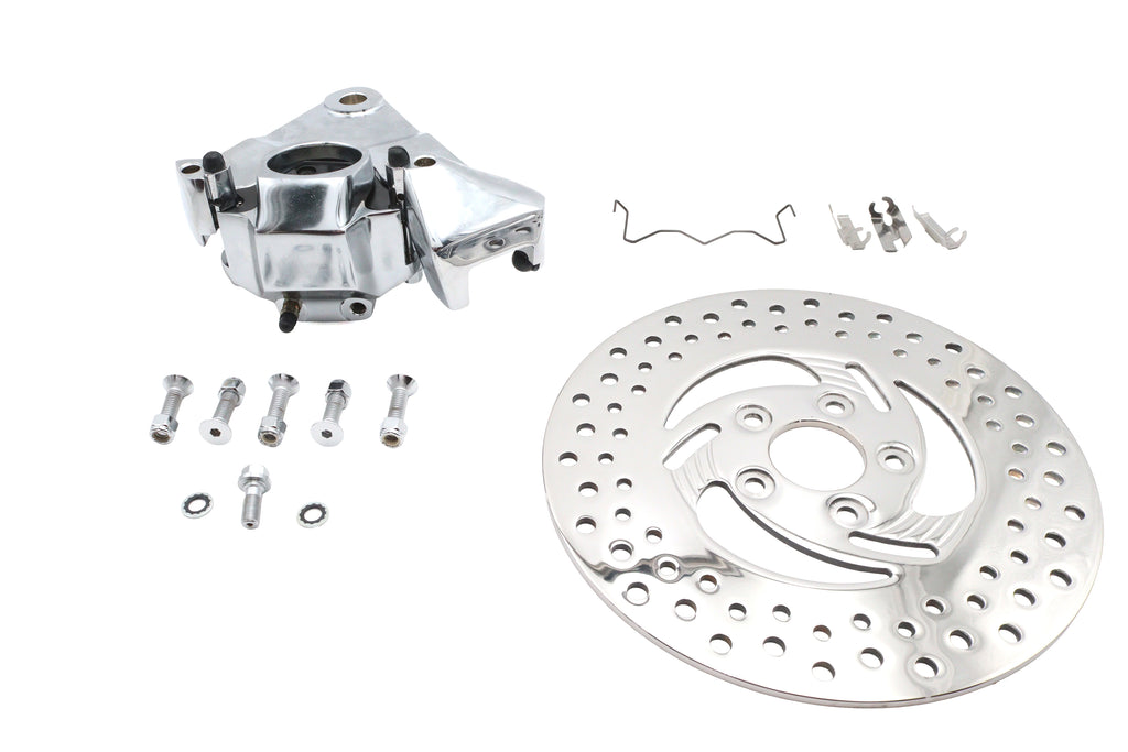 Black Rear 1 Piston Caliper and 11-1/2 inch Disc Kit