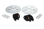 Front Dual Disc Caliper and 10 inch Disc Kit Black