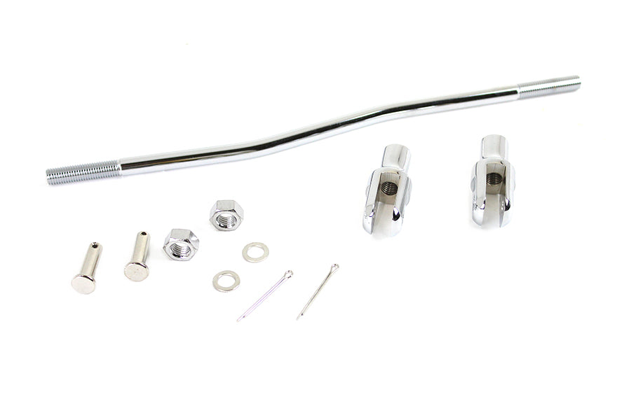Front Mechanical Brake Rod Kit Chrome