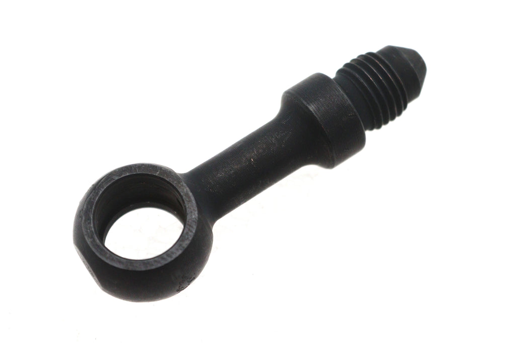 Black 12mm Banjo Brake Hose Fitting Straight