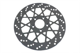 EDART 11.5-inch rear brake disc with X-spoke style, showcasing durable metal construction and ventilated design.