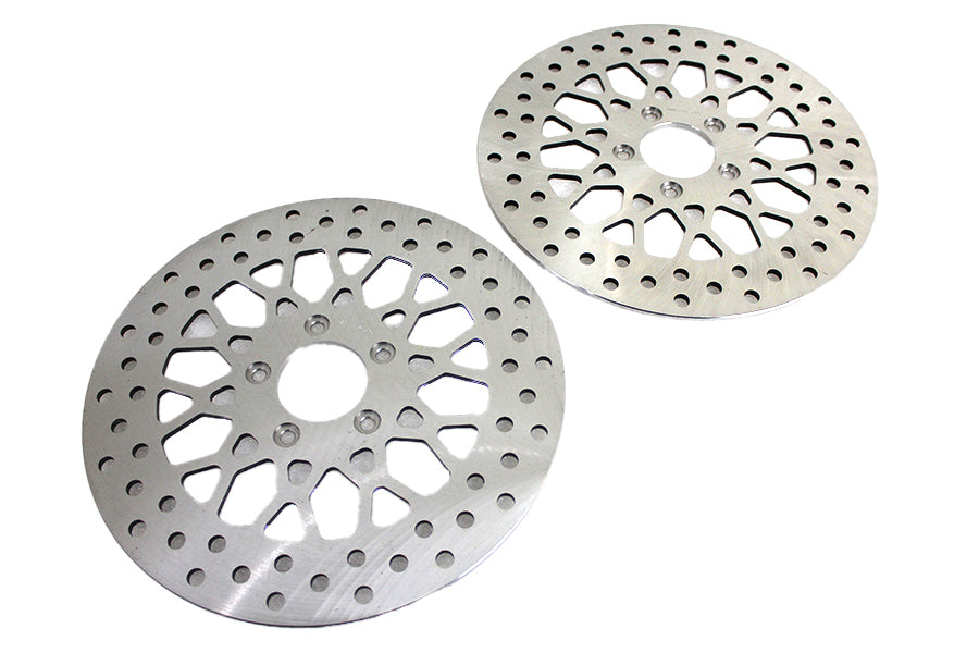 Duro 11.8 inch Front Brake Disc Set X-Spoke Style