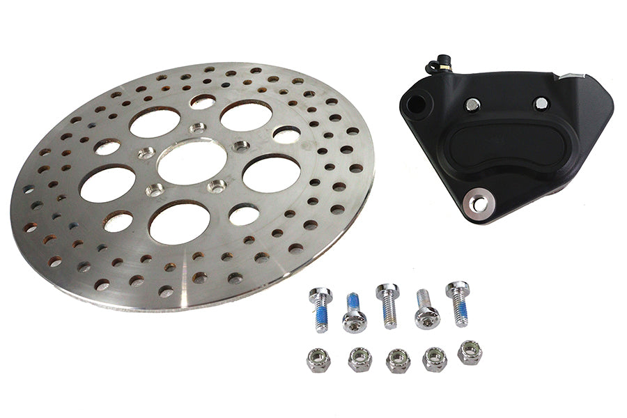 11.5 inch Black Front Caliper Kit