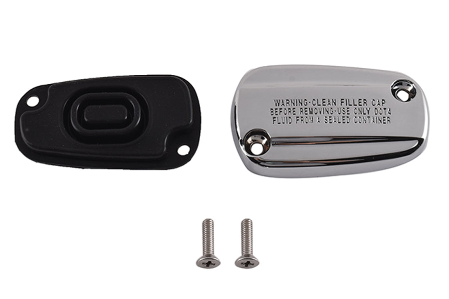 Brake Master Cylinder Cover Kit Chrome