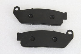 Duro Soft front brake pad set for motorcycles, showing the brake pads and mounting hardware on a plain background.