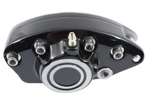 Load image into Gallery viewer, Black Front 1 Piston Banana Caliper with Bullseye