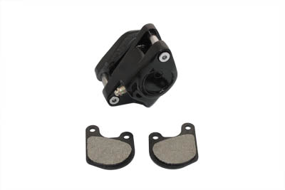 Black Front 1 Piston Right Side Caliper