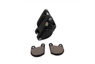 Black Front 1 Piston Left Side Caliper