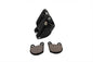 Black Front 1 Piston Left Side Caliper