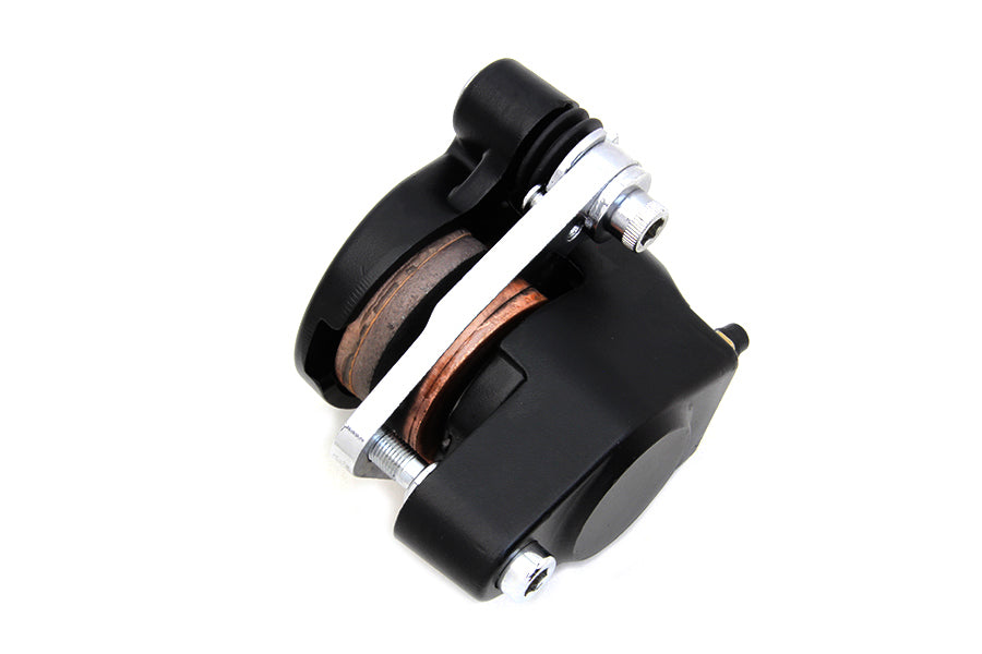 Black Front 1 Piston Left Side Caliper