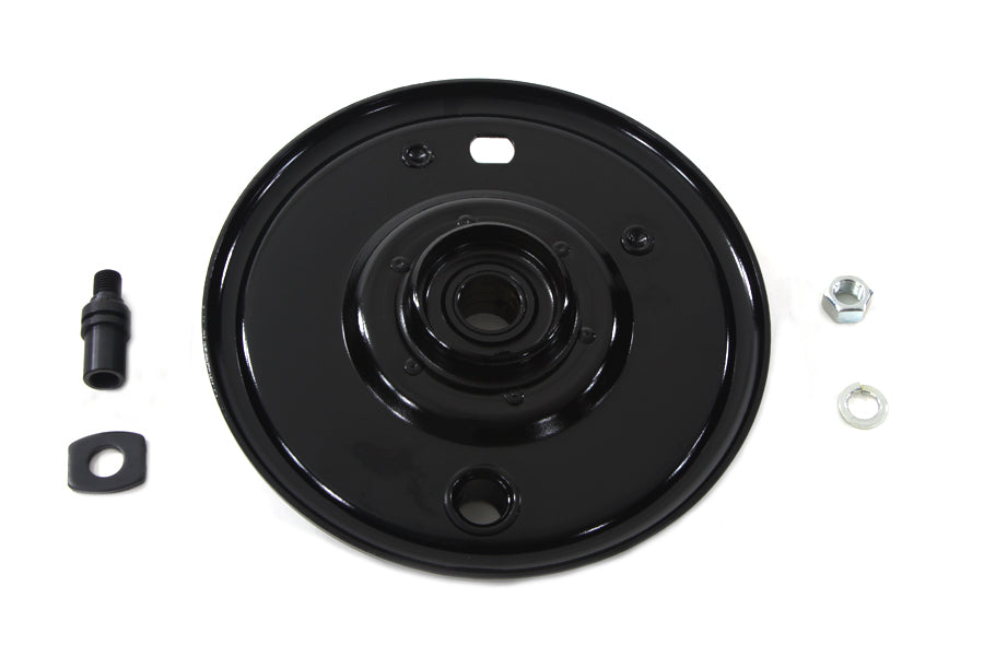 Front Mechanical Brake Backing Plate Black
