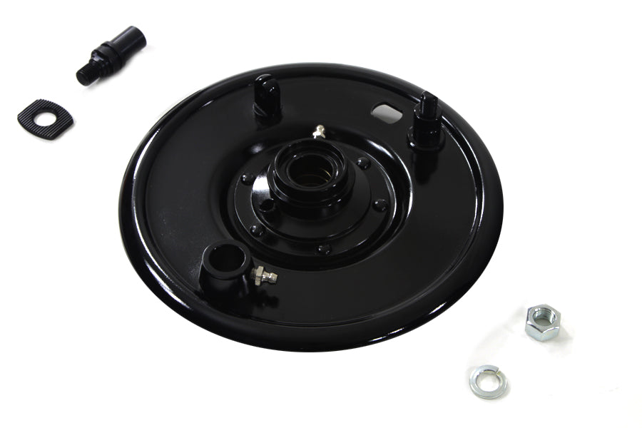 Front Mechanical Brake Backing Plate Black