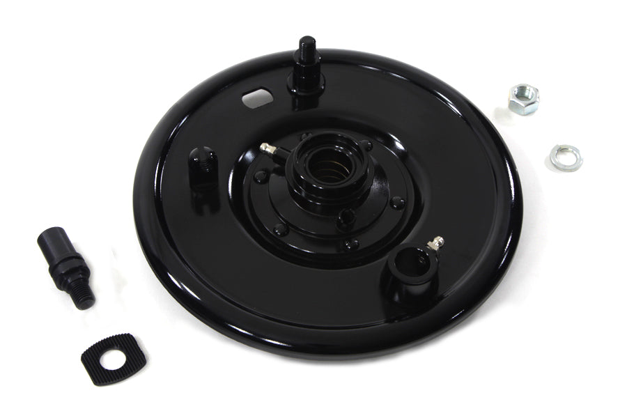 Front Mechanical Brake Backing Plate Black