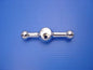 Custom Brake line Tee Chrome