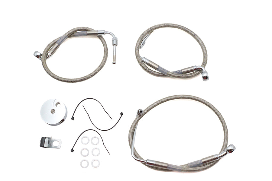 Stainless Steel Front Brake Hose Kit