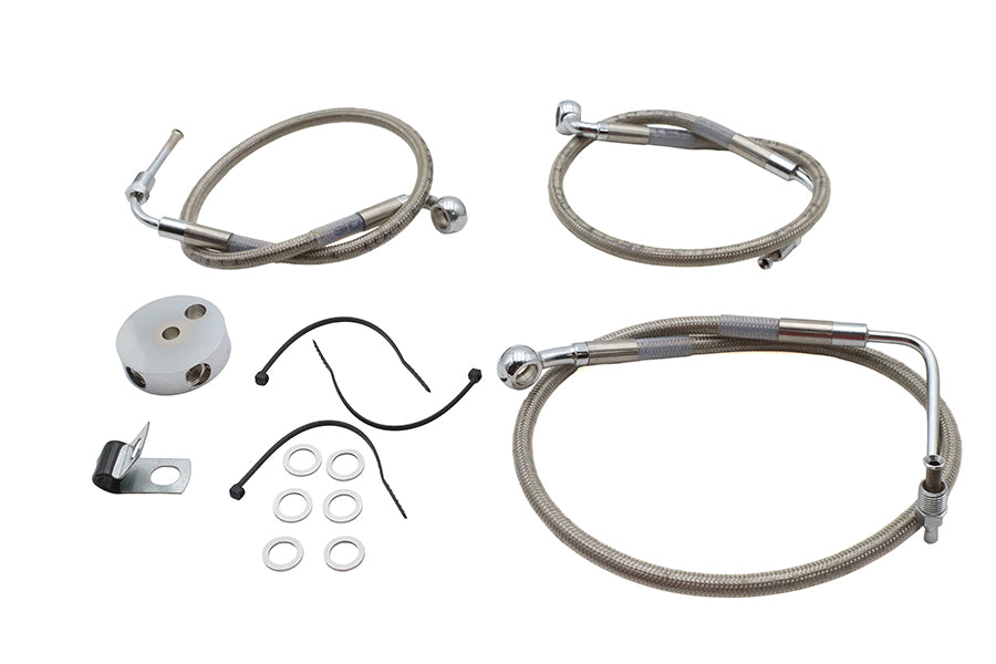 Stainless Steel Front Brake Hose Kit