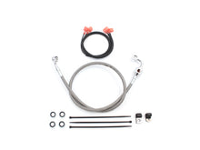 Load image into Gallery viewer, Stainless Steel Rear Brake Hose Kit 30-1/2 inch