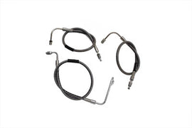Stainless Steel Front Brake Hoses 23-3/4 inch and 21 inch