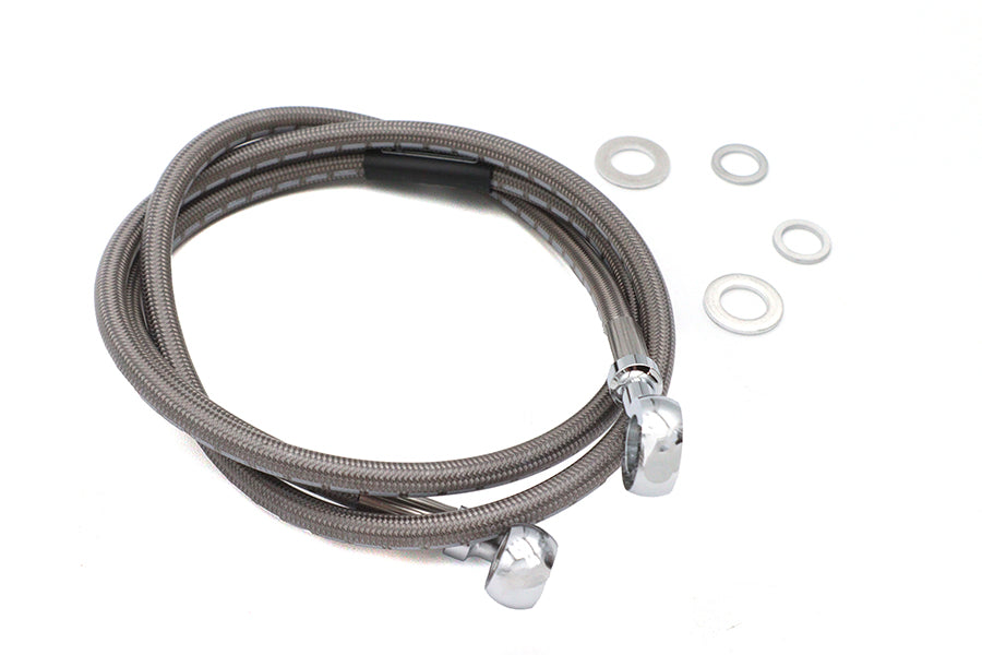 Stainless Steel Front Brake Hose 44 inch