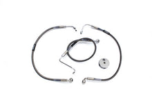 Load image into Gallery viewer, Stainless Steel Front Brake Hoses 22-5/8 inch and 19-1/2 inc