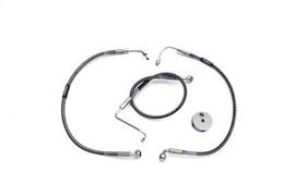 Stainless Steel Front Brake Hoses 22-5/8 inch and 19-1/2 inc