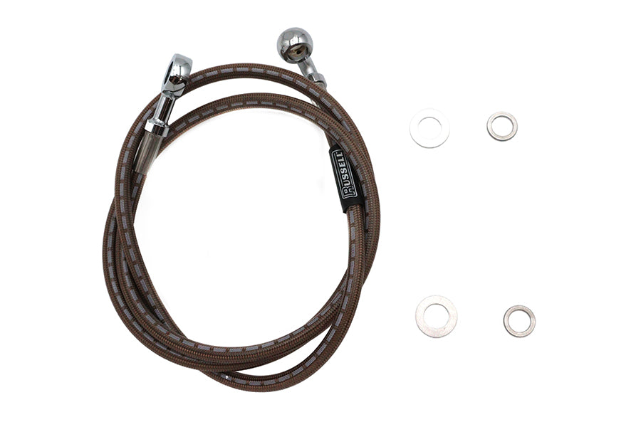Stainless Steel Front Brake Hose 45-7/8 inch