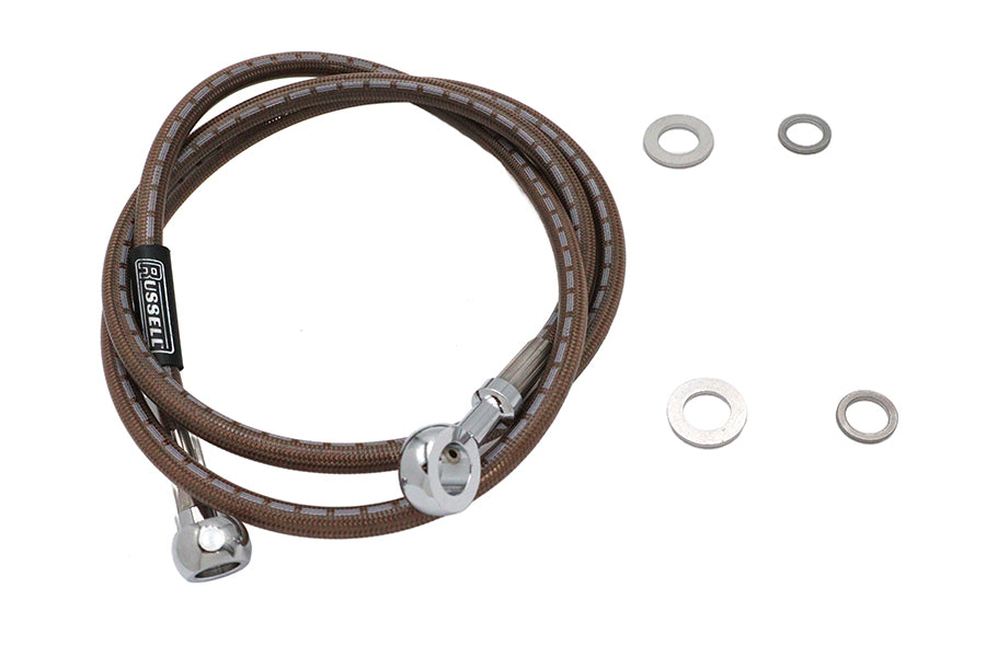 Stainless Steel Front Brake Hose 45-7/8 inch