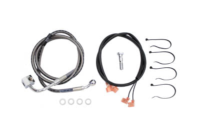 Stainless Steel Rear Brake Hose 49-9/16 inch