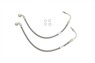 Stainless Steel Lower Brake Hose 16 inch