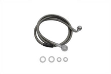 Load image into Gallery viewer, Stainless Steel Front Brake Hose 46-1/2 inch