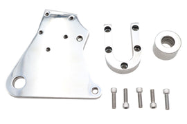 Polished Ultima rear brake caliper bracket with detailed mounting components, designed for high-performance vehicle braking systems.