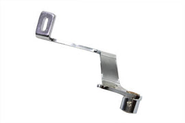 EDART forward control brake pedal for motorcycle, showing the black metal pedal with textured surface and mounting hardware.