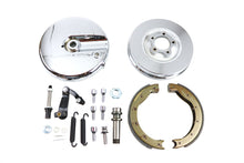 Load image into Gallery viewer, Front Brake Backing Plate Kit Left Side Satin Chrome
