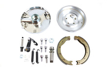 Load image into Gallery viewer, Front Brake Backing Plate Kit Left Side Satin Chrome