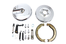 Load image into Gallery viewer, Front Brake Backing Plate Kit Left Side Satin Chrome