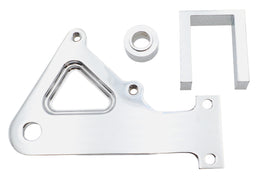 Chrome rear caliper bracket for brake system by Ultima, featuring a sturdy and polished design for optimal performance.