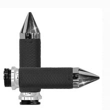 Load image into Gallery viewer, Cable Throttle Memory Foam Grip Chrome