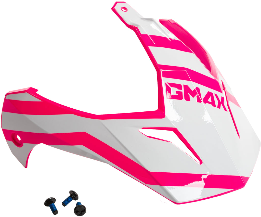 Visor W/Screws Trapper Pink/White/Grey Gm 11s