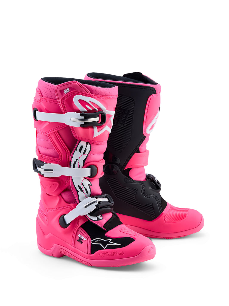 Tech 7s Boots Pink Fluo/Blk/Wht 5