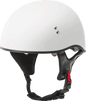 Hh 65 Half Helmet Naked Matte White Lg