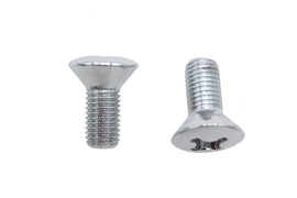 Chrome mounting screws for Colony Air Cleaner Cover, designed for fuel and air system installation, shown on a vehicle.