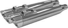 Load image into Gallery viewer, Comp S Slip On M8 Flh/Flt Chrome W/Polished Slash Endcap