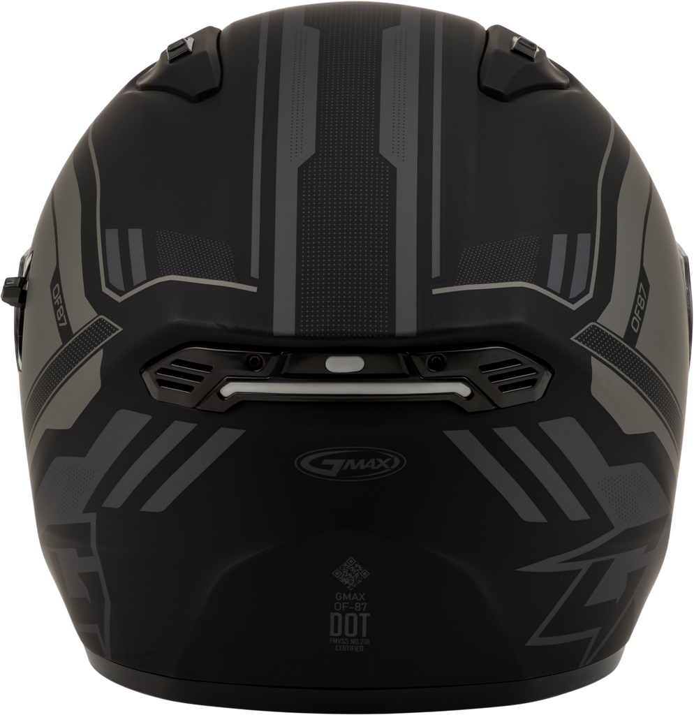 Of 87 Duke Helmet W/Led Light Matte Blk/Grey Sm